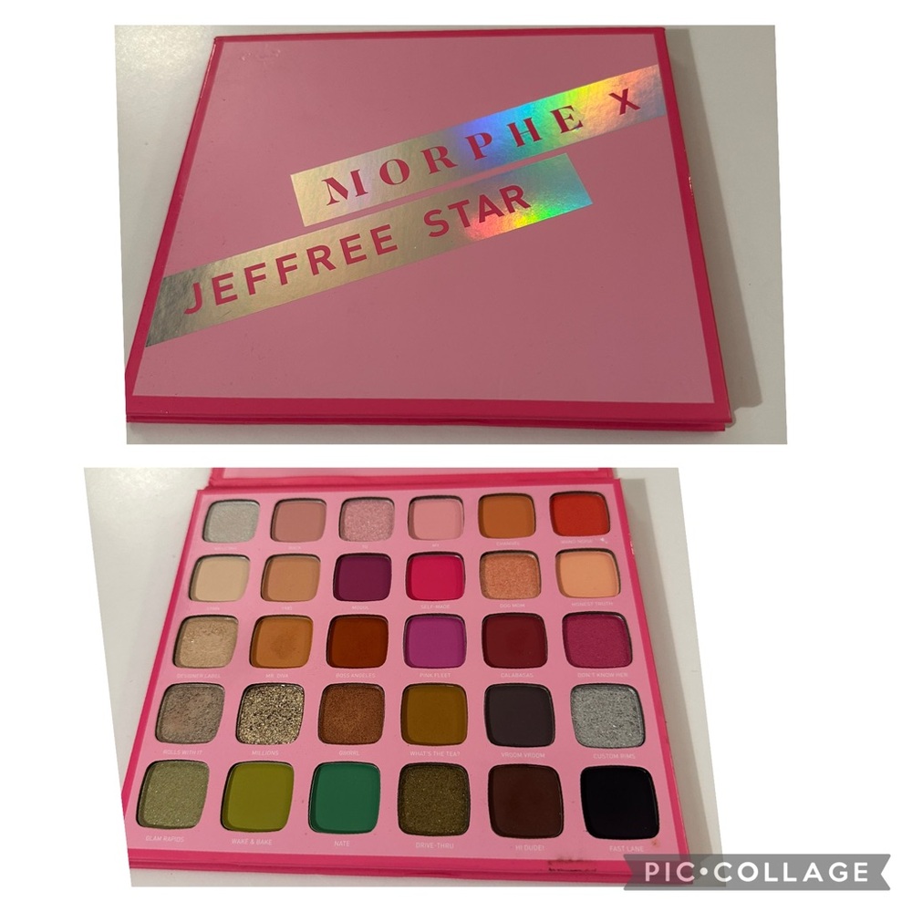 Morphe X Jeffree Star eyeshadow palette